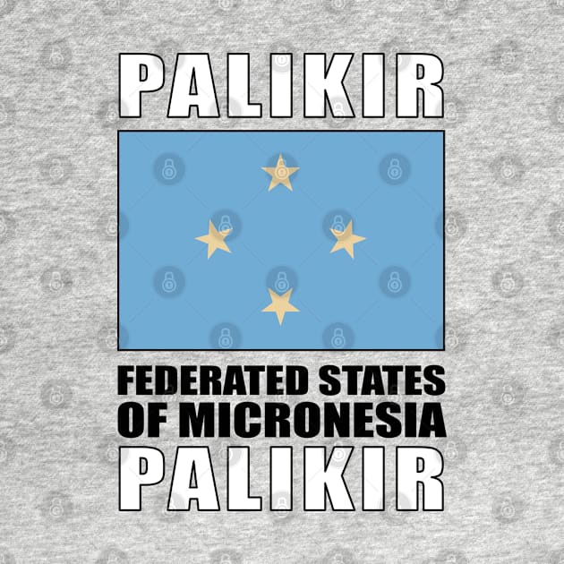 Flag of Federated States of Micronesia by KewaleeTee